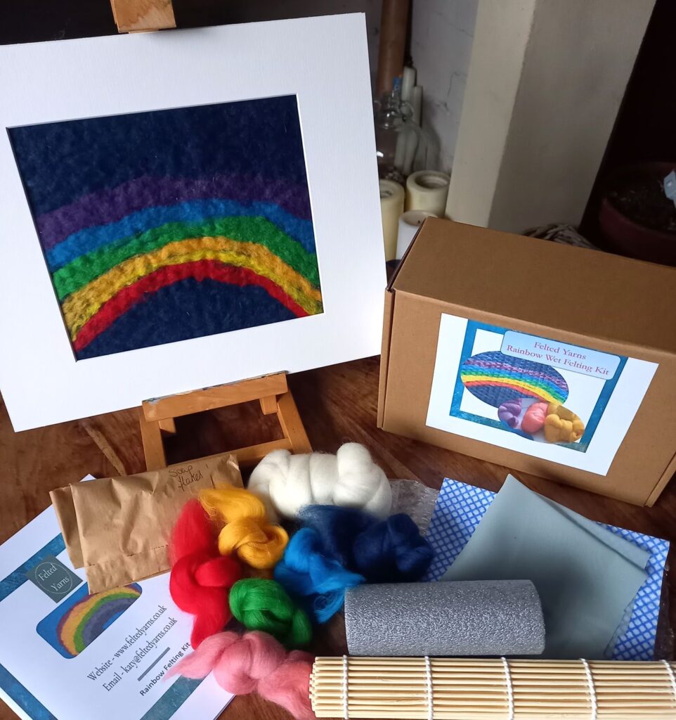 RainbowWet Felting Kit